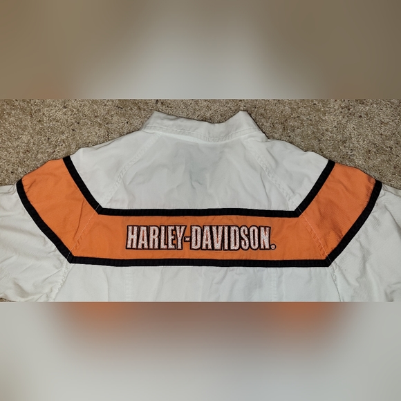 Harley Davidson Racing Garage Zip-up Top - Picture 5 of 5